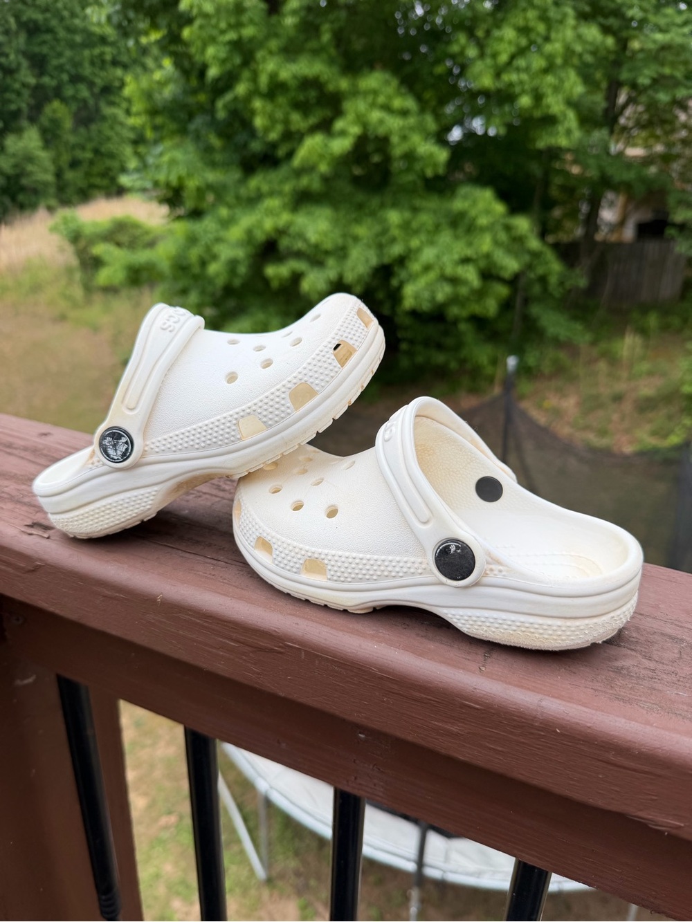 CROCS Kids Classic Clog in Cream White
